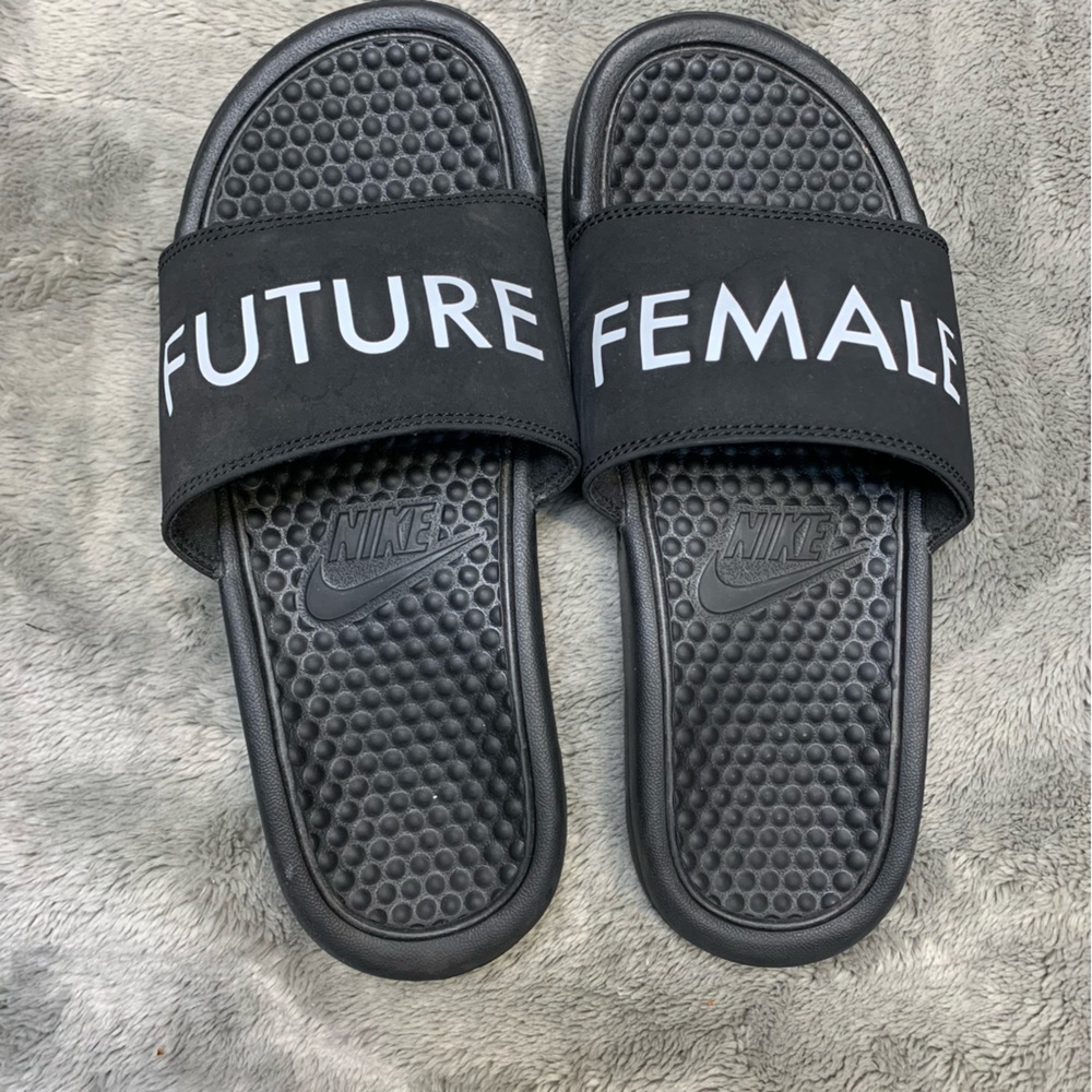 Nike “Future Female” Slides Size 6